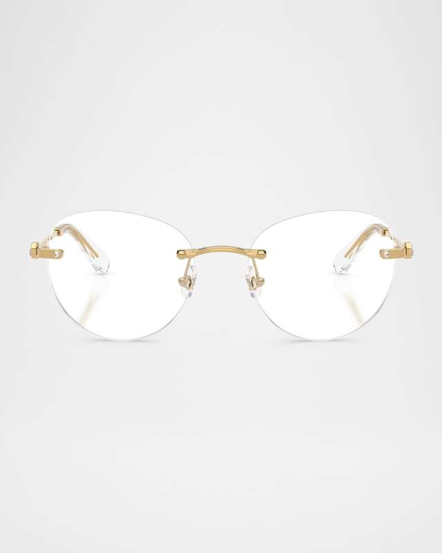 SK1021 Round Metal Optical Glasses